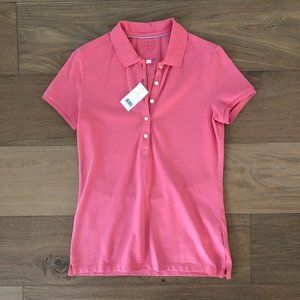 BANANA REPUBLIC Women's Pink Classic Classy Preppy Polo Shirt Small NWT